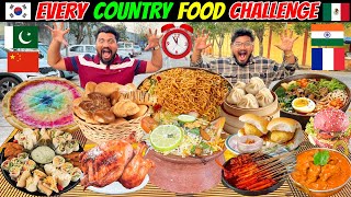 We ate FOOD OF EVERY COUNTRY in 24 Hours😍 अलग अलग देश का खाना😱🔥 (Ep-710)