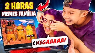 FORCEI meus PAIS a ASSISTIR meus MEMES Favoritos *apanhei?