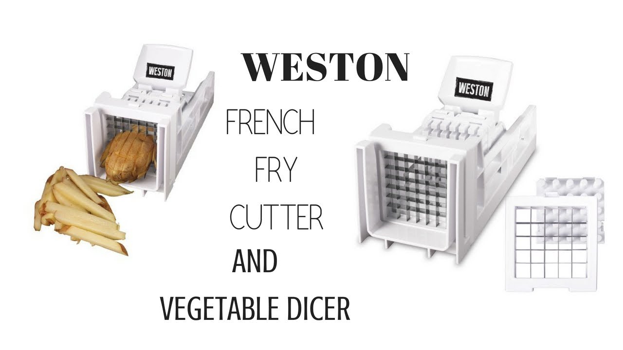 Weston Professional French Fry Cutter and Vegetable Dicer, Stainless Steel