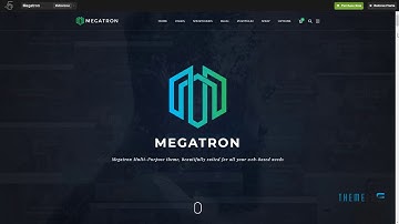 Megatron - Responsive MultiPurpose WordPress Theme      Xander Baldwi