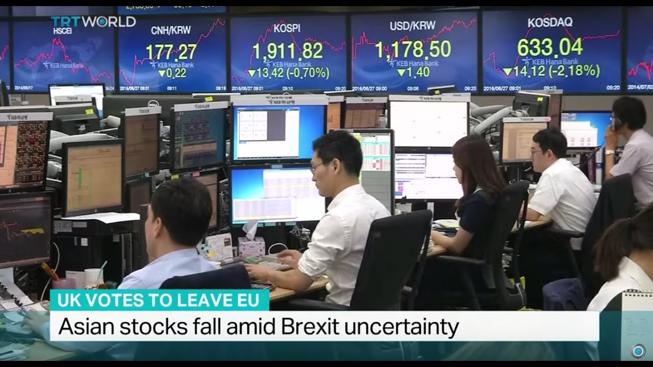 Asian stocks fall amid Brexit uncertainty, Pamela Ambler reports