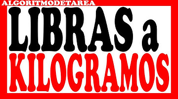 Algoritmo para convertir libras a kilos