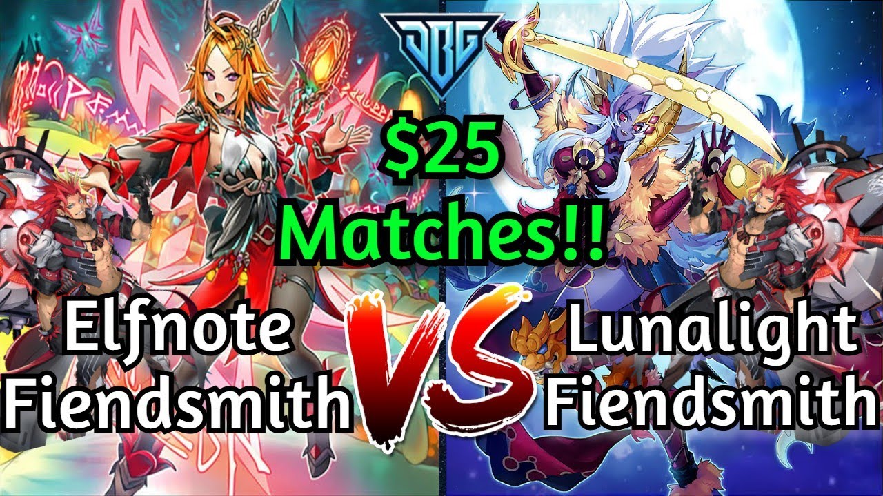 Lunalight Fiendsmith Vs Elfnote Fiendsmith $25 Money Matches!!