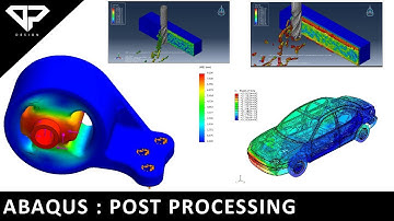 Abaqus Tutorial : How to do Post Processing in Abaqus CAR | Viewing the Results | DP DESIGN