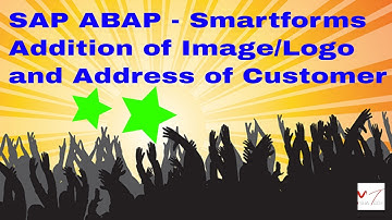 SAP ABAP: How to add image to smartforms & Customer address