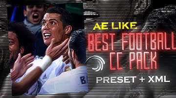Ae like Best Football CC in Alight Motion (+preset)🤯