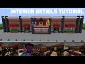 Minecraft Tutorial: How To Build Freddy Fazbear's Pizza Restaurant Details (Part 3)