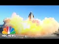 SpaceX Starship Explodes On Attempted Landing During Test Flight | NBC News NOW