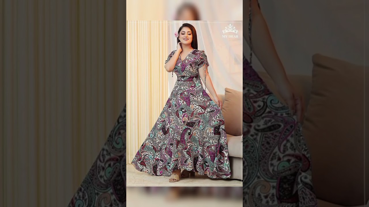 දිග ගවුම් මෝස්තර/ Long frock designs 👗👗👗💜💛💚❤️🧡