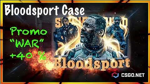 CSGO.NET promo code "WAR" +40% to your deposit // Open Bloodsport Case // (mycsgo)