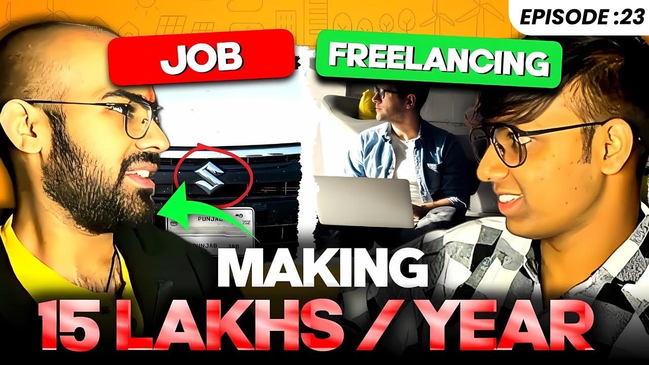 22 year old Boy making 15 lakh+/ year from his job & freelancing? The Art of Money Show | Ep #23