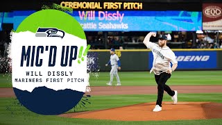 Seahawks Mic'd Up: Will Dissly Throws Out First Pitch at Mariners Game