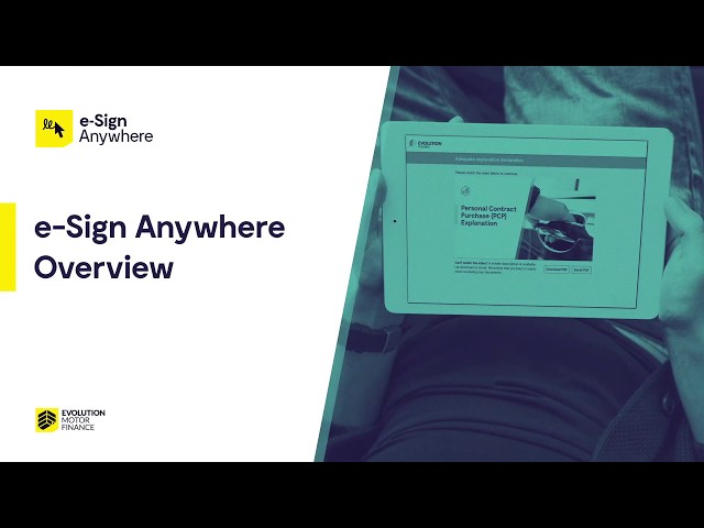 e-Sign Anywhere Overview