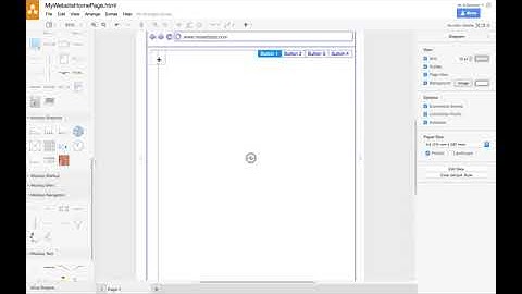 Creating a Website Wireframe in draw io