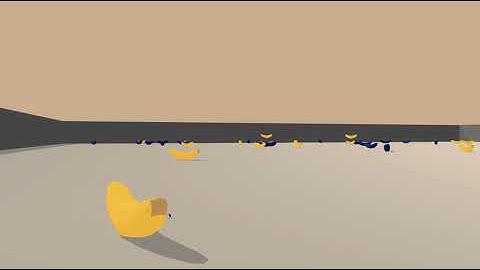 RL DQN agent collecting bananas