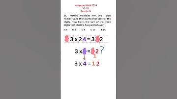 kangaroo math Year 7-8 2018/11