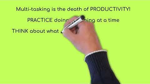 Multi-tasking vs. Mono-tasking