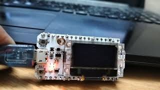 How to set-up and use the Heltec LoRa 32 board