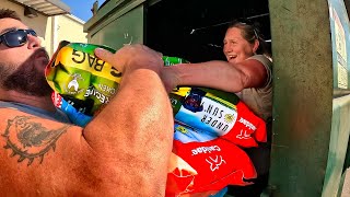 Adams Back! Staci SCORED HUGE Dumpster Diving 111° Temps