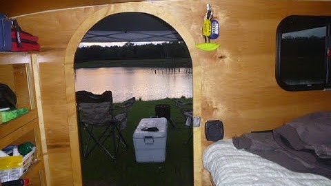 Teardrop camper build a 5 X8  video #18 How to build a mini micro camper