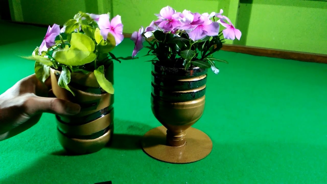  Pot  tanaman dari botol  bekas  unik  nan indah YouTube