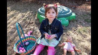 BACKYARD EASTER EGG HUNT ADVENTURE | TODDLER ACTIVITY
