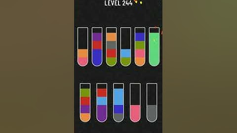 Water Sort Puzzle Level 244