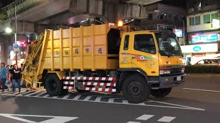 內湖區垃圾車706-BF進站播音收運影片(台北市環保局垃圾車) Taiwan Garbage Truck in Taipei city，Taiwan (ゴミ収集車、대만 쓰레기차 ）