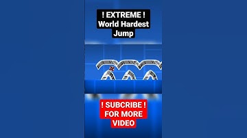 Long "world hardest jump" #geometrydash #shorts
