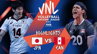 JPN vs. CAN - Highlights Week 4 | Men's VNL 2021