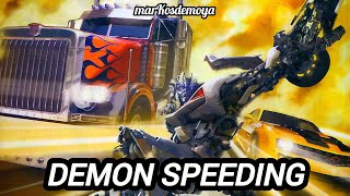 UNO NO ELIGE EL AUTO, EL AUTO ELIGE A UNO | BAYVERSE AMV - Demon Speeding (+Letra) #transformers 