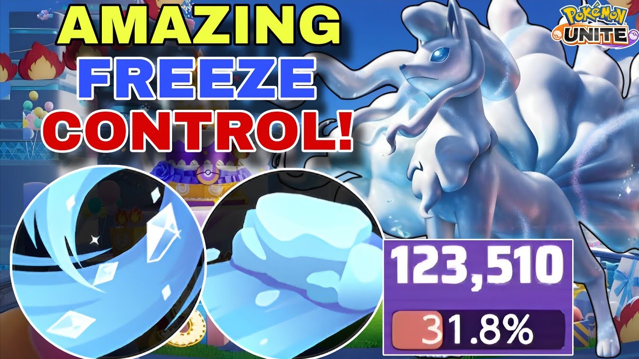NINETALES Feels AMAZING on the New Map — Pure Freeze Control! | Pokemon Unite