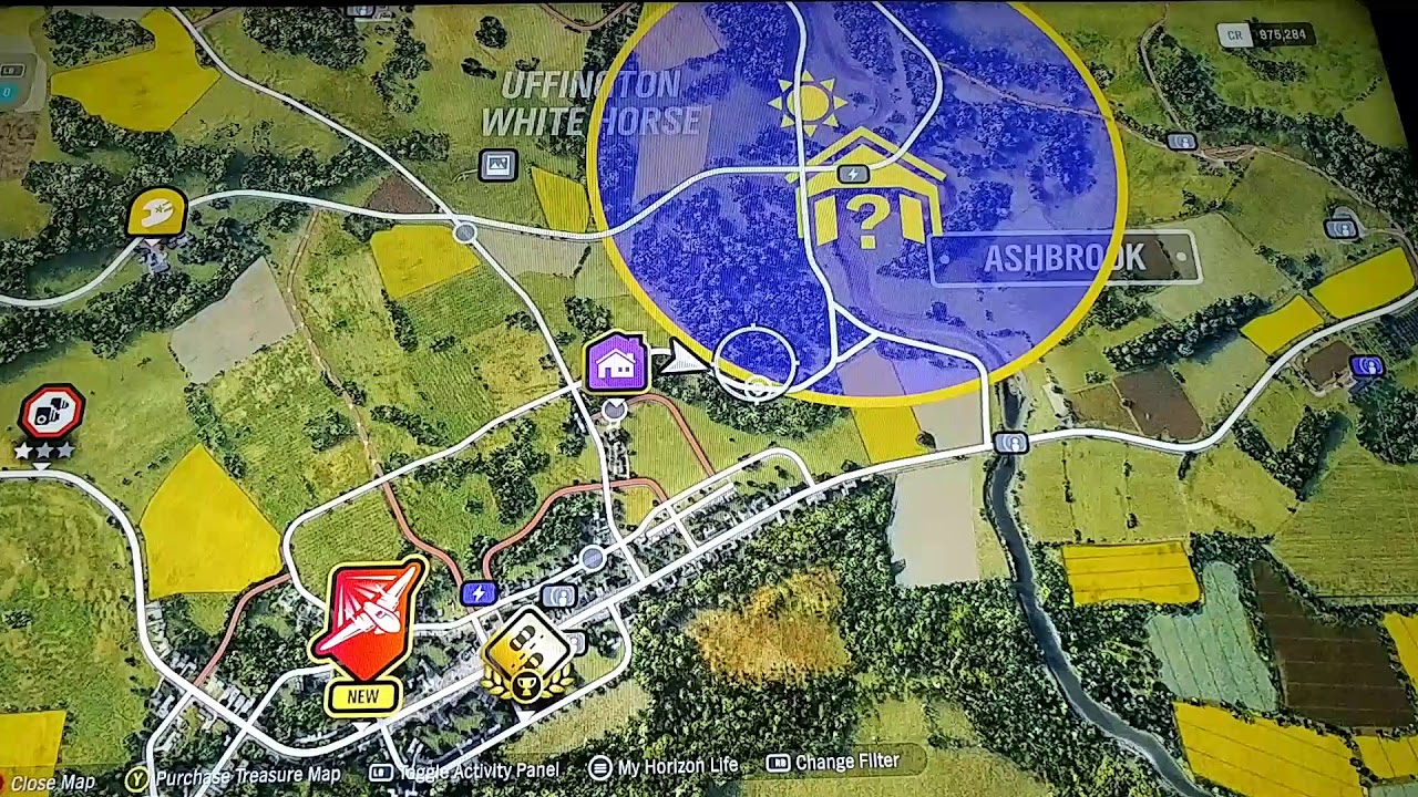 Forza Horizon 4 Barn Find locations map, including seasonal Barn