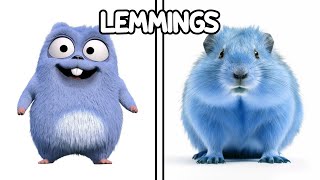 Grizzy And The Lemmings Characters In Real Life! 🐻🐹