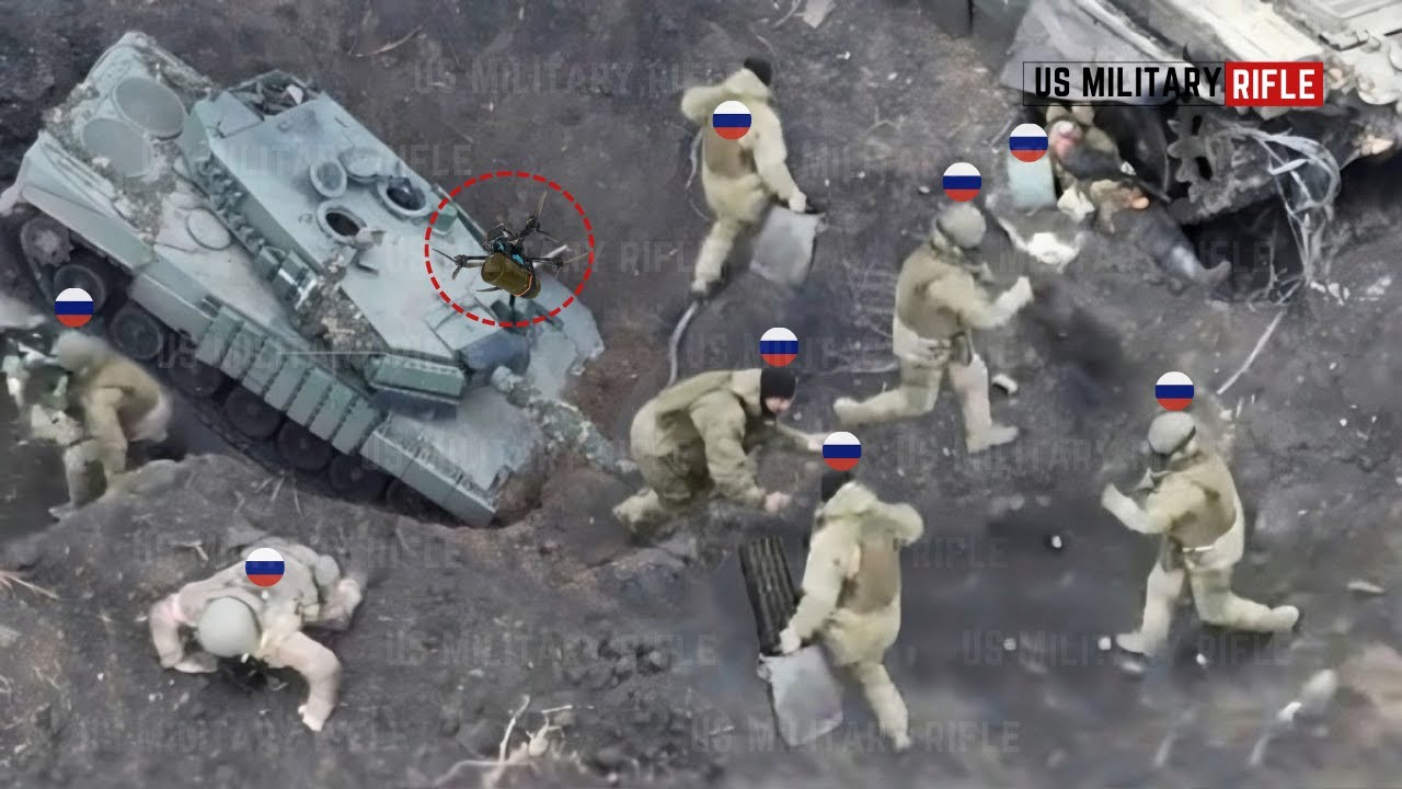 Horrible!! How Ukrainian FPV Drones Silently Take Out Russian troops ...