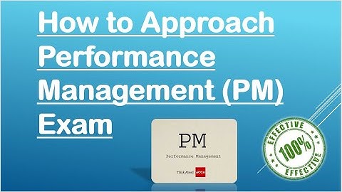How to Approach Performance management PM Exam | ACCA Exam | how to pass #passmantra #examtips