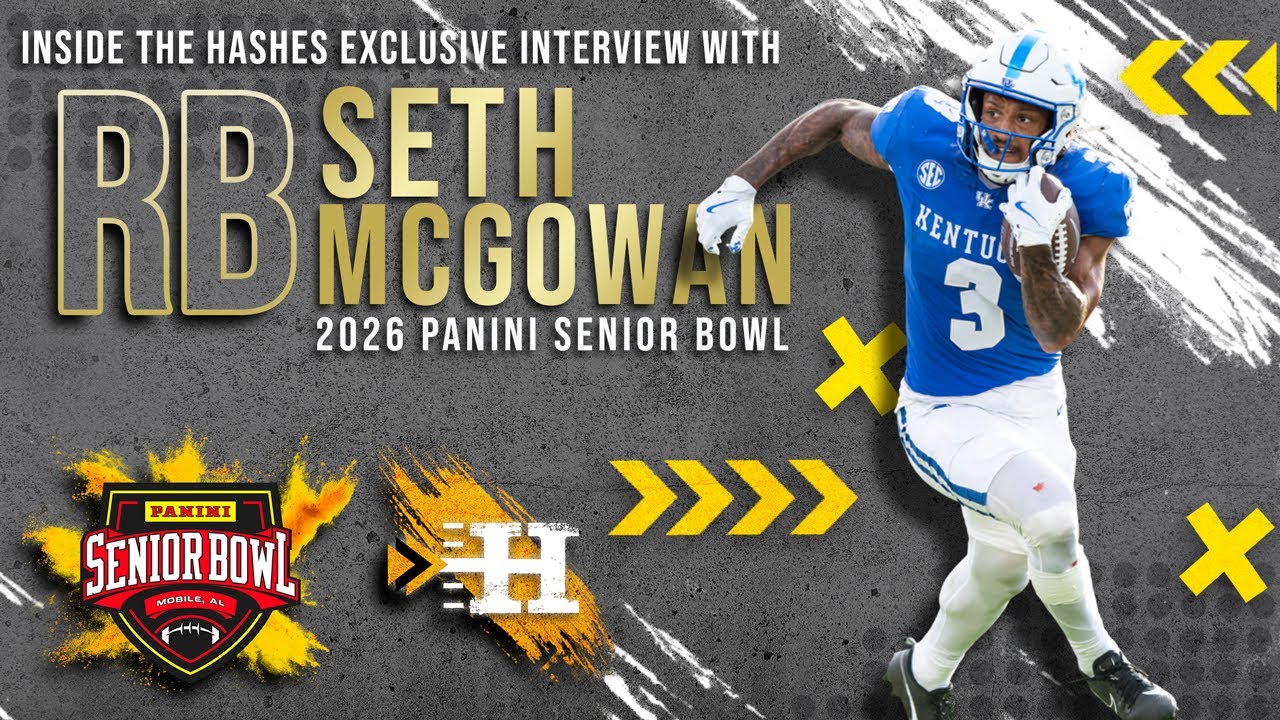 Exclusive: Kentucky RB Seth McGown on 2026 Panini Senior Bowl | Inside The Hashes