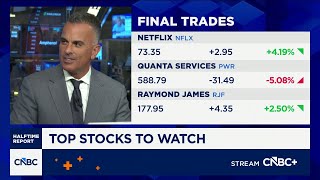 Final Trades: Netflix, Quanta Services and Raymond James