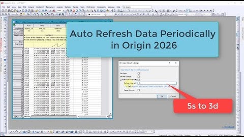Periodic Refresh for Data Import
