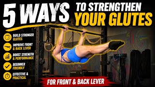 The key to unlocking front and back lever comes from the GLUTES 🍑💪🏻