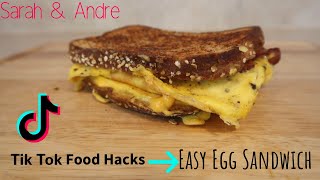 In today's video andre show you how to make the viral tiktok sandwich.
it's a pretty quick and easy breakfast hack. give it try let us know
turn...