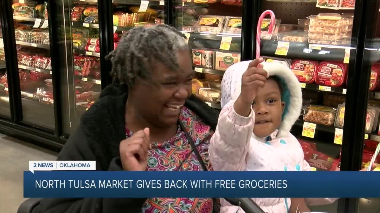 North Tulsa Market Gives Back with Free Groceries YouTube