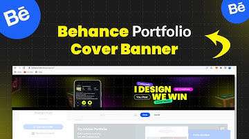 How to design Behance Portfolio Banner | Photoshop tutorial | Graphic Design Portfolio