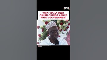 WHAT RAILA TOLD OBURU ODINGA ABOUT RUTO’s GOVERNMENT #kenyanews #railaodinga #citizentvlive