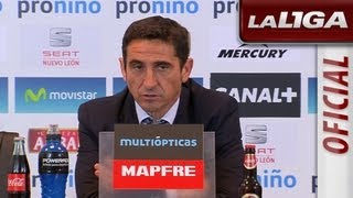 Rueda de Prensa de Jiménez tras el Real Zaragoza (3-2) RCD Mallorca - HD