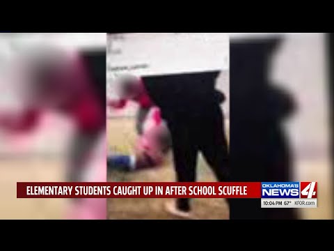 Video on social media shows adults watching Tinker elementary schoolers fight