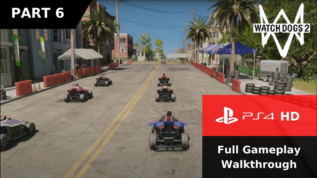 Watch Dogs 2 Gameplay Walkthrough Part 6- Go Kart Racing [1080P HD 60FPS PS4] YouTube Go kart racing, Kart racing, Go