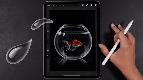 Drawing a Fish Bowl with Procreate on iPad Pro