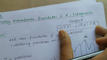Riemann Stieltjes integral theorem proof in hindi | Real Analysis | #2