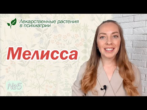 Мелисса: антидепрессивные свойства, механизмы действия  l №5 Лекарственные растения в психиатрии